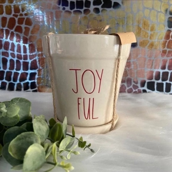 Rae Dunn JOYFUL Planter - Picture 1 of 6